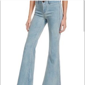 Free People Flared Light Jeans